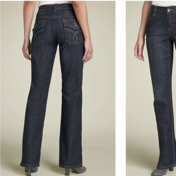 [Calvin Klein] Classic Lean Bootcut Stretch Jeans - Picture 7 of 7